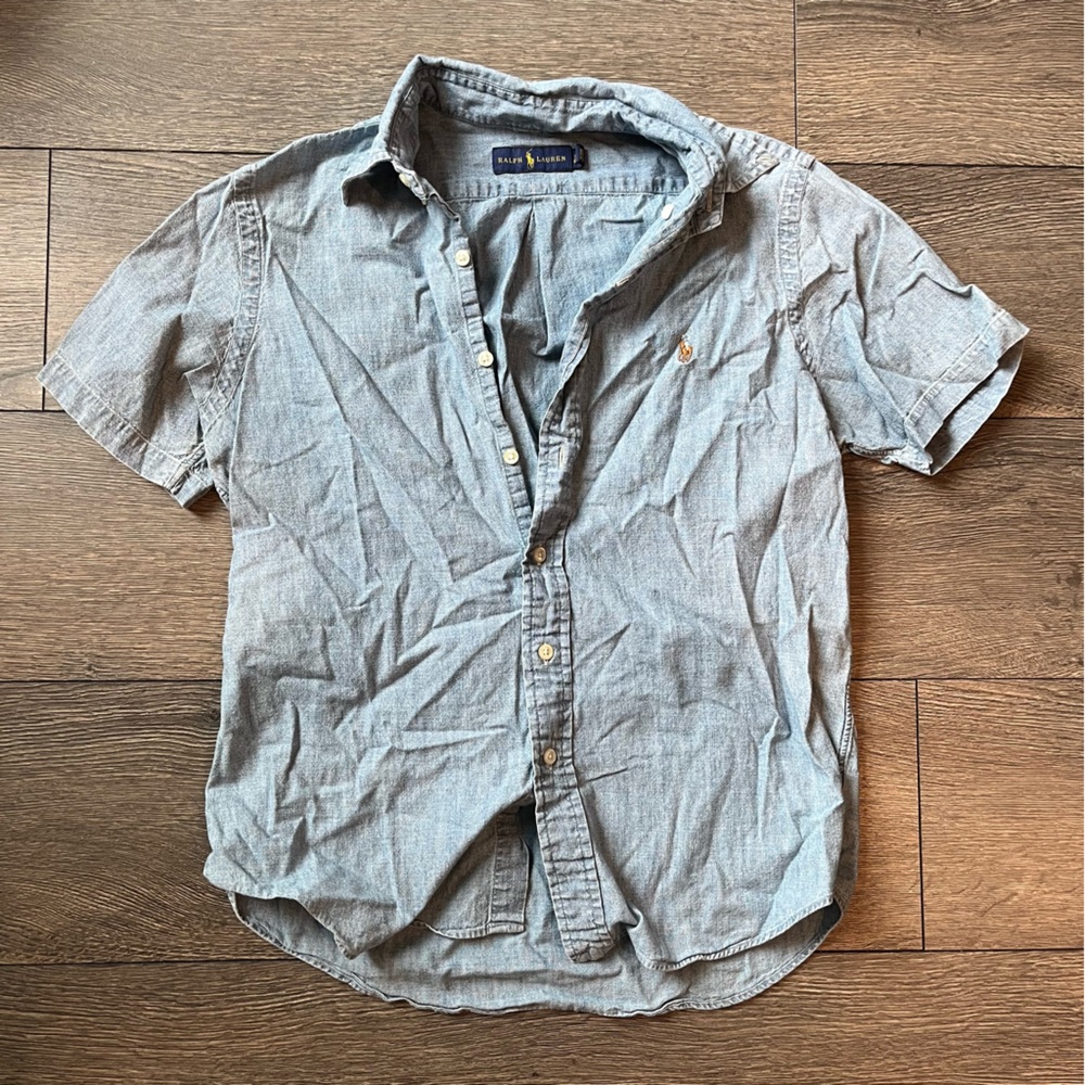 Ralph Lauren Blue Denim Polo (S)